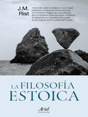 cover image of La filosofía estoica